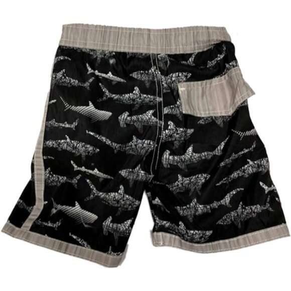 Toddler Boys SwimmingTrunks - Shark Pattern, Size 3T - Picture 3 of 3